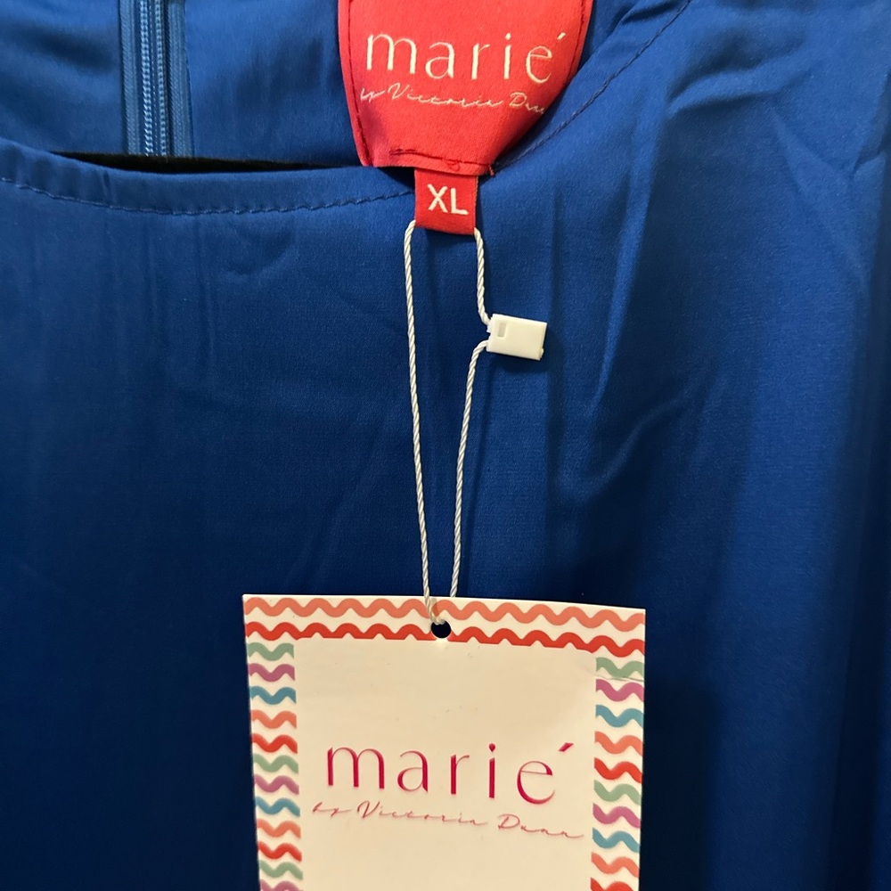 Marie x Victoria Dunn NWT Blue Mini Dress